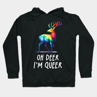 Oh Deer I'm Queer Pride LGBT Hoodie